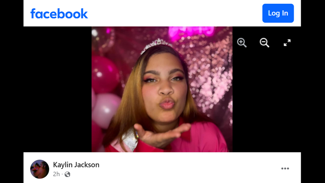 The deer was hit by another vehicle before smashing through the windshield of the car Amanda Taylor was in, Mississippi TV stations reported.