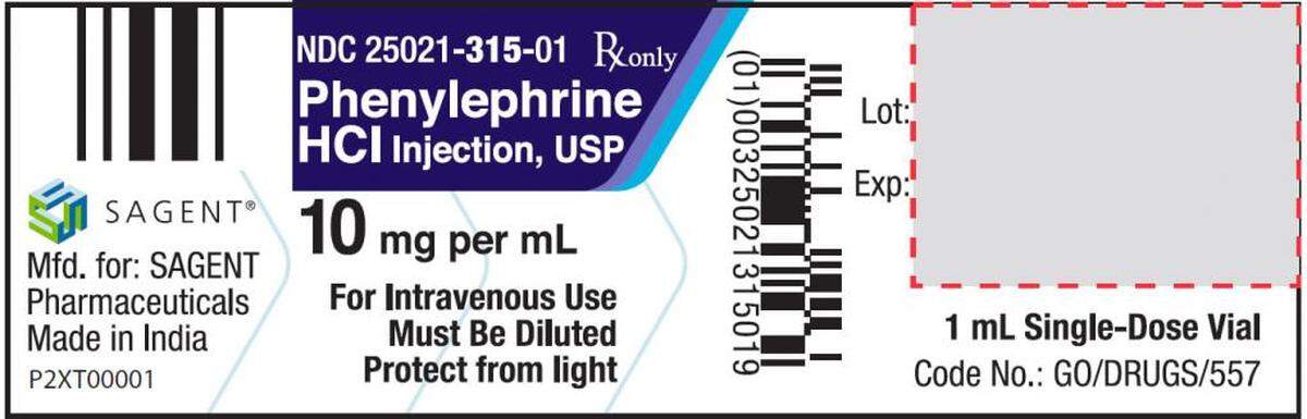 Sagent Pharmaceuticals has issued a recall on March 11, 2021 of its Phenylephrine Hydrochloride Injection because some vials may not be sterile.