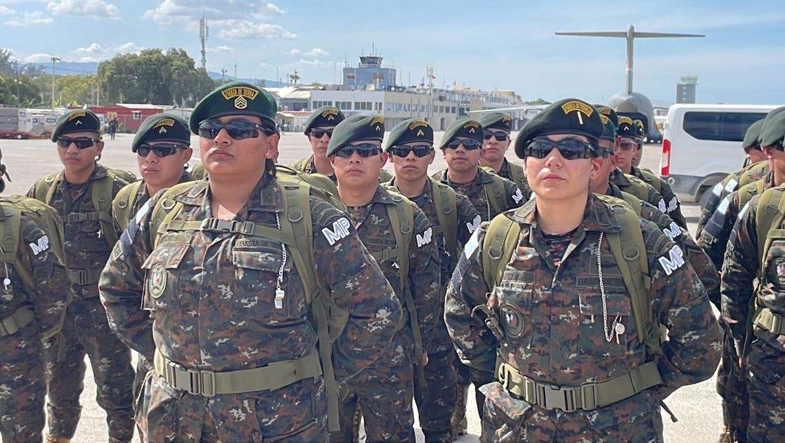 Port-au-Prince, Haiti, January 4, 2025 - A second contingent of Guatemalans arrived in Haiti on Saturday, December 4, 2024 to join the Kenya-led Multinational Security Support mission to fight armed gangs. Guatemala had agreed to deploy 150 military police to help Haiti. Along with an advanced team of eight soldiers from El Salvador who arrived the day before with other Guatemalans, they are the first forces from Latin America to join the mission. 