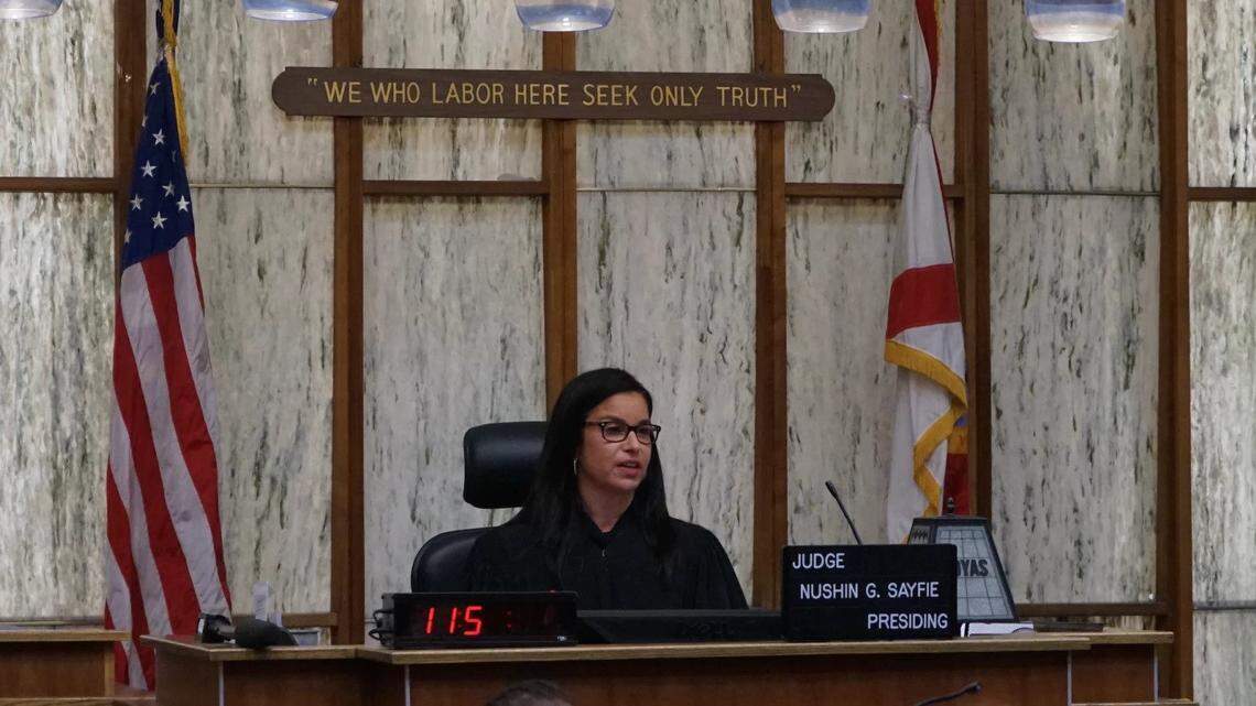 Miami-Dade Chief Judge Nushin Sayfie says judges should be the ones who determine who is released from jail while awaiting trial.