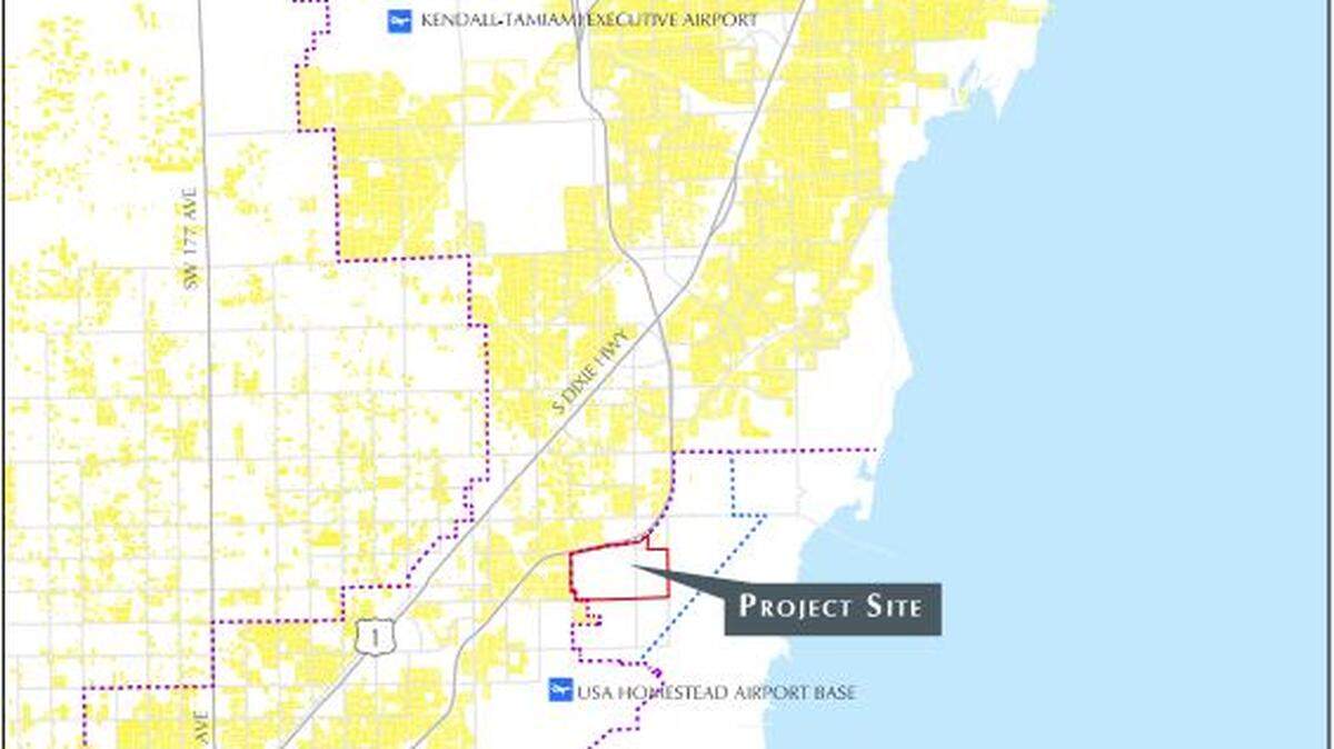 In November 2022, Miami-Dade County commissioners approved an expansion of the Urban Development Boundary for the South Dade Logistics & Technology District. Now the county is joining developer Aligned Real Estate Holdings in suing Florida to overturn a state decision blocking approval of the project.