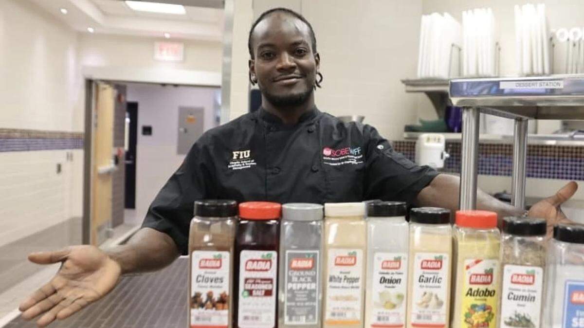 FIU master’s student Daniel Marcelin says working at the South Beach Wine & Food Festival ‘gives you a lot of perspective as to what to expect as a future industry leader.’ 