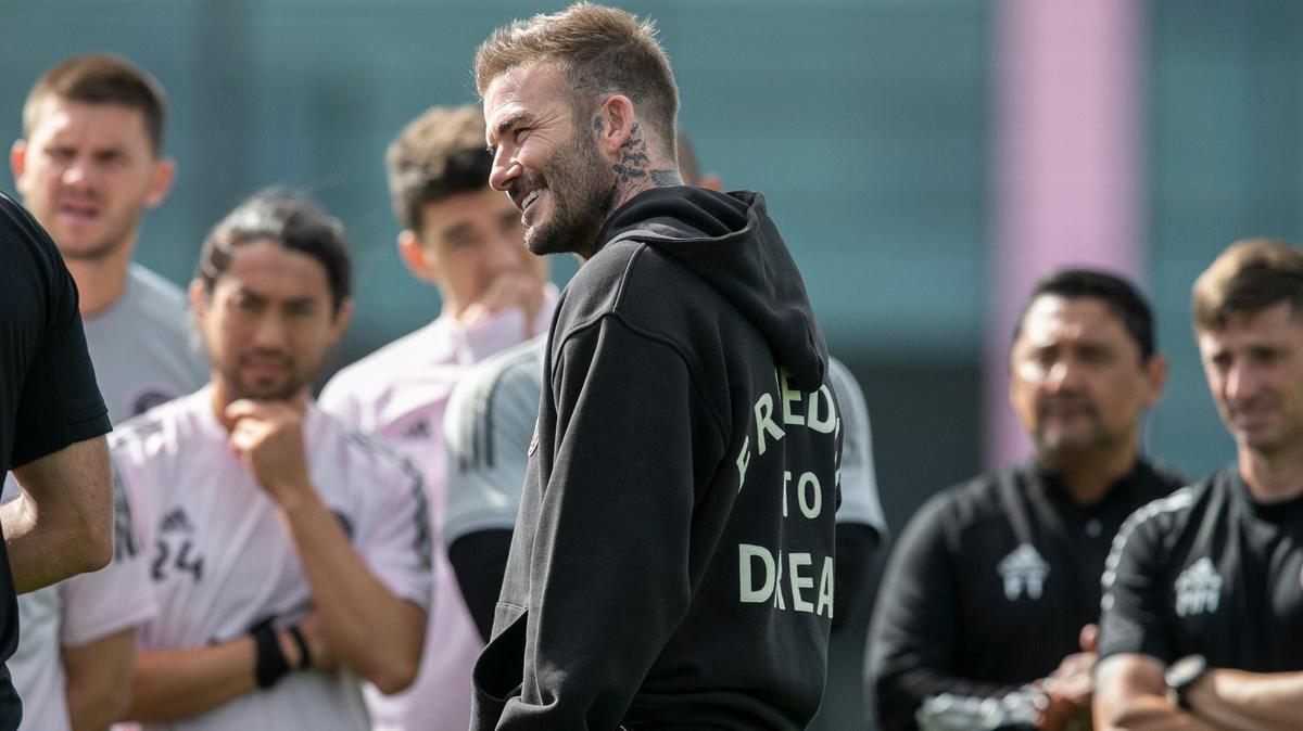 David Beckham visita a su Inter Miami CF el pasado 25 de febrero antes de que el equipo debute este domingo 1 de marzo en la MLS.