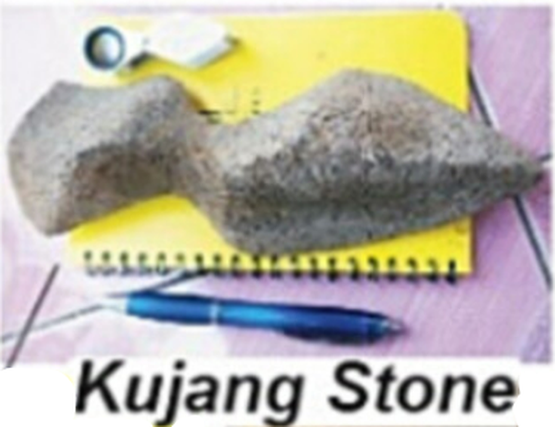 A “unique stone,” named the Kujang Stone, found within Gunung Padang.
