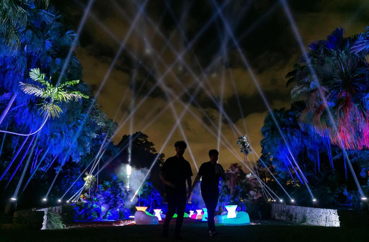 Fairchild Tropical Botanic Garden’s outdoor light show, NightGarden: A Magical Light Spectacular.