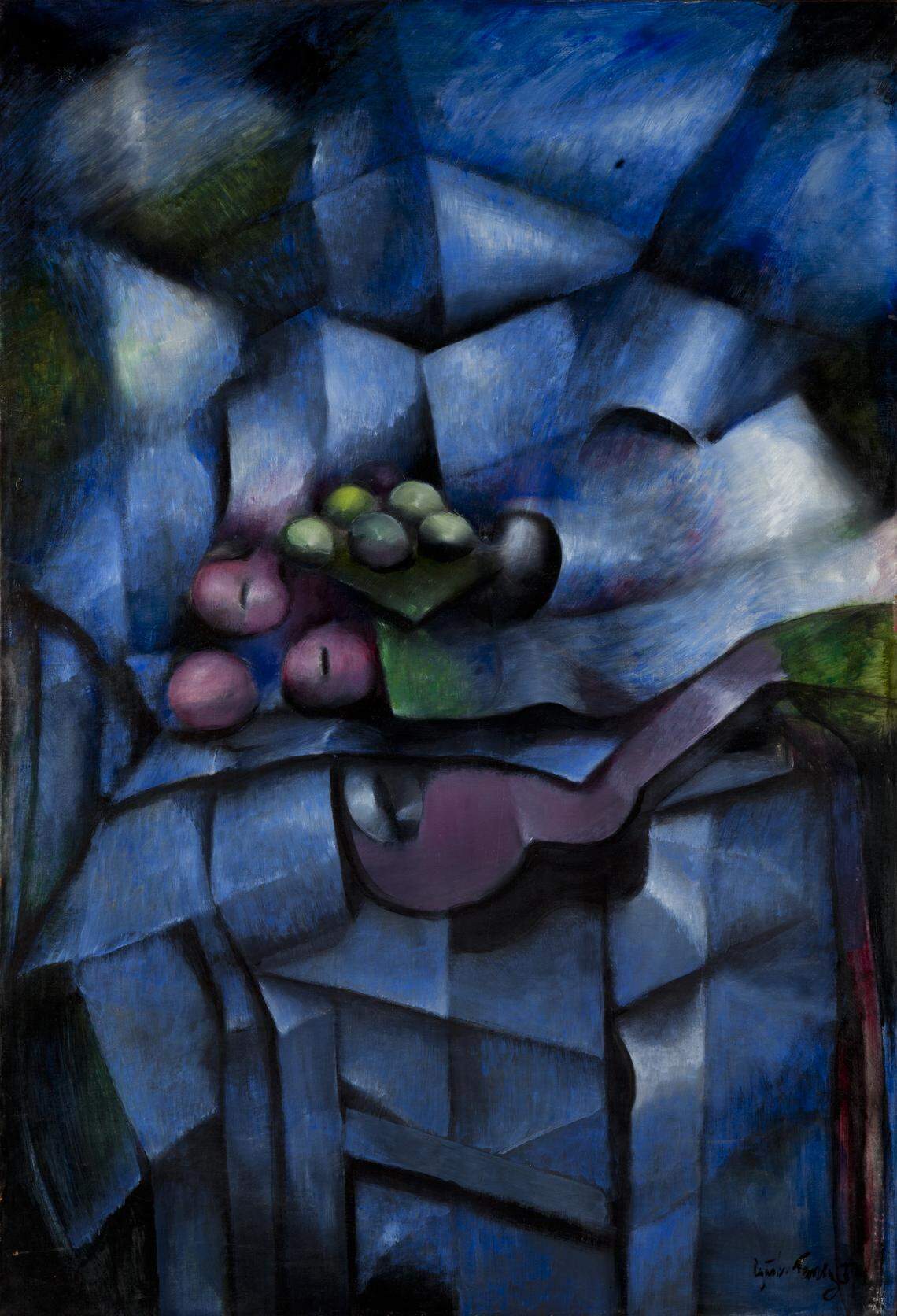 “The Blue Still Life,” a 1956 oil by Augustin Fernandez, is part of “The Power of Ambiguity” show slated in 2026 at the Frost-FIU Museum of Art.