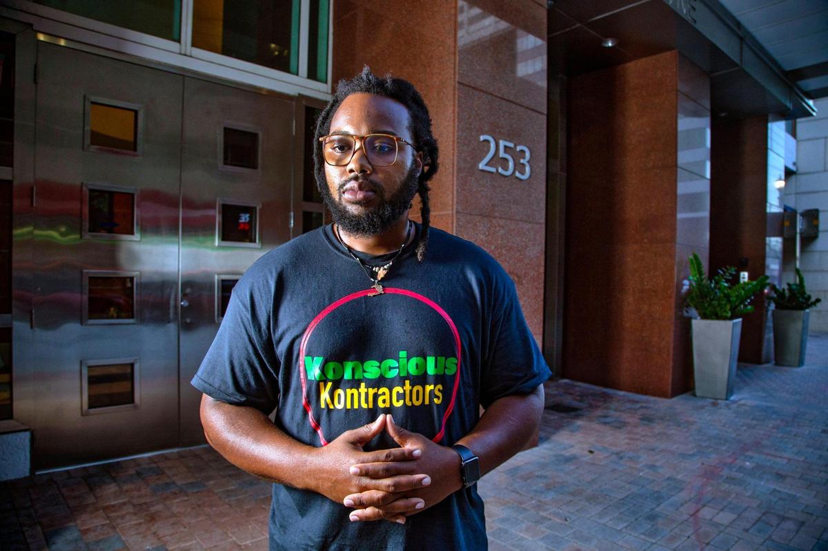 Francois Alexandre, 34, was arrested and roughed up by Miami Police following a Miami Heat championship game in 2013 outside his home at the Vizcayne apartment complex. He sued the officers involved in the arrest. The death of George Floyd in Minneapolis at the hands of police renewed Alexandre’s call for justice in the case, he said on Wednesday, June 24, 2020.