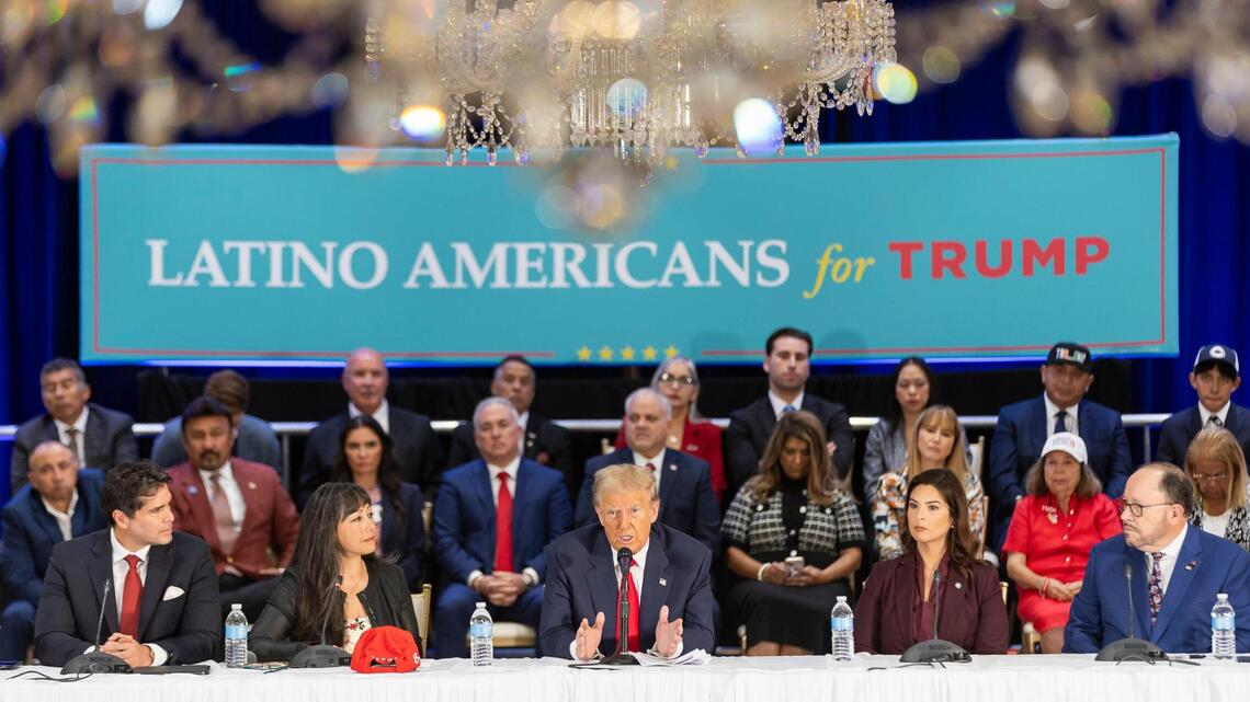 La frontera es más importante que la economía, dice Trump a electores hispanos en Miami