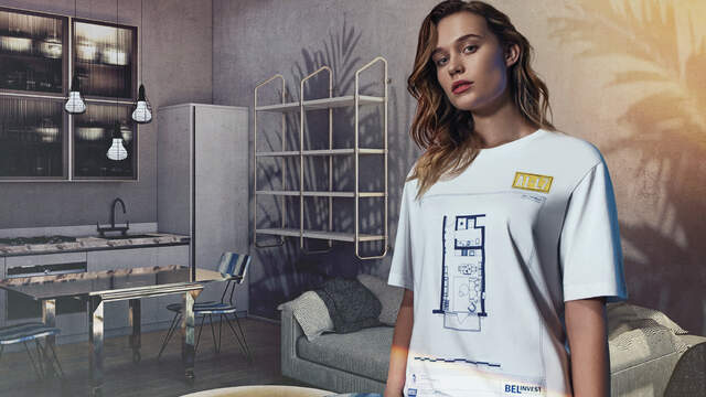T-shirt Diesel Wynwood The Condo - Modèle Célèbre, Taille L, Couleur Blanc - Neuf Sans étiquette