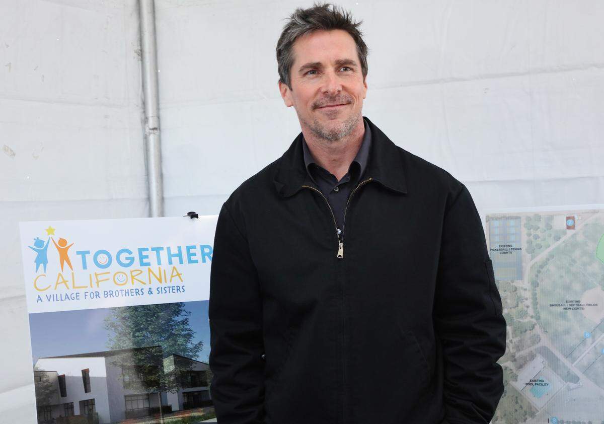 christian bale together california