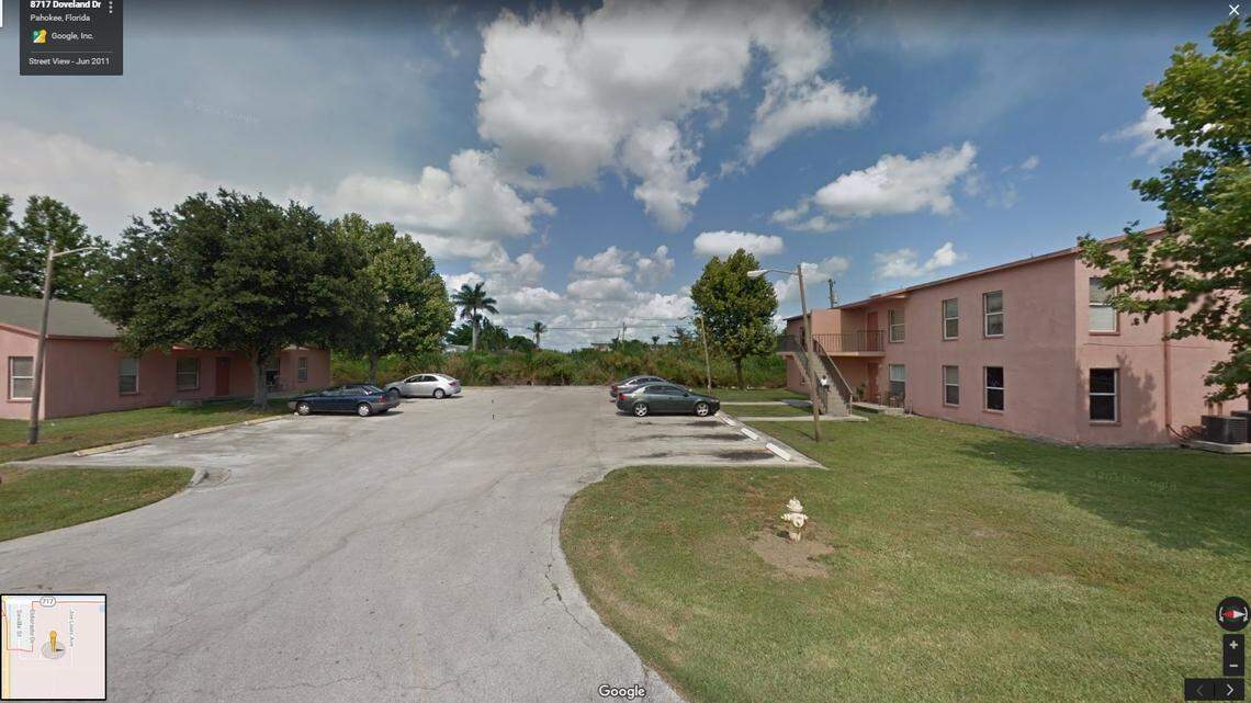 Fremd Village in Pahokee, Florida, where a child was shot by another with a handgun on Dec. 26, 2018.