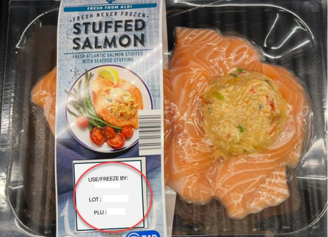 Atlantic Salmon Portions with Seafood Stuffing