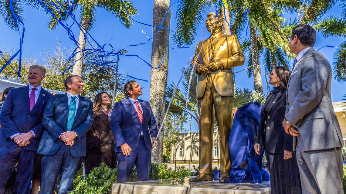 DeSantis administration spending $2 million to put up bronze American statues