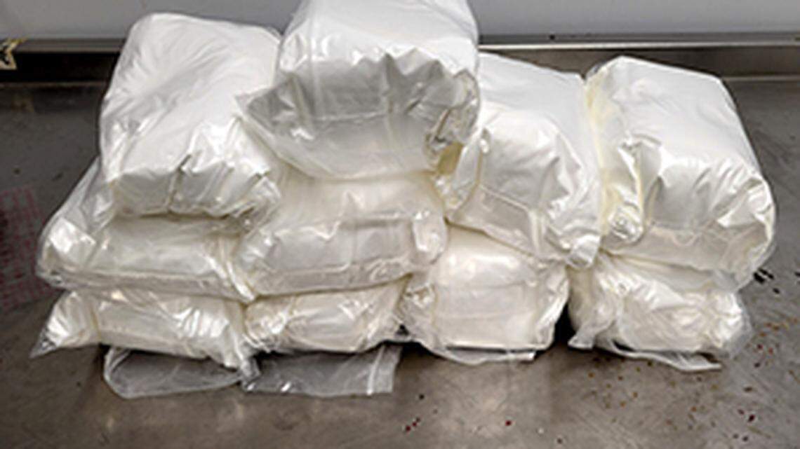Over 20 pounds of “gas station heroin” from Hong Kong disguised as machine parts was seized in Philadelphia, border officials said.