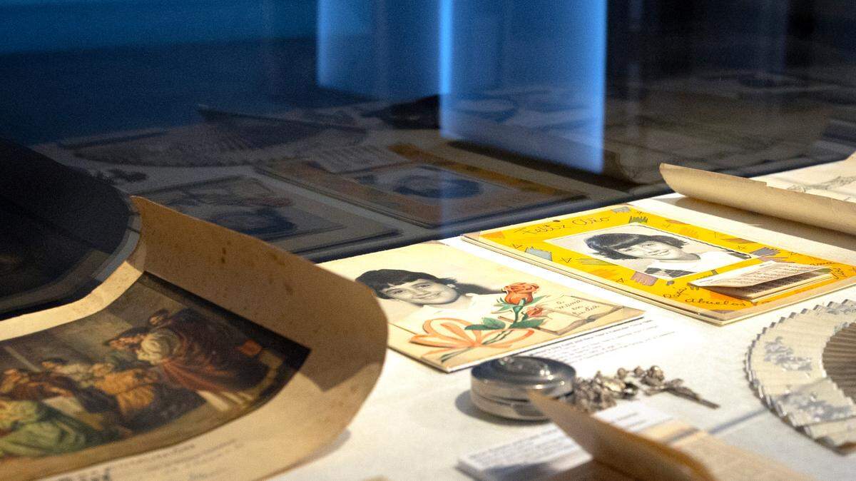File photo of objects and images from the Operation Pedro Pan: 60th Anniversary Exodus of Cuban Children exhibit at the American Museum of the Cuban Diaspora in Miami on March 23, 2021.