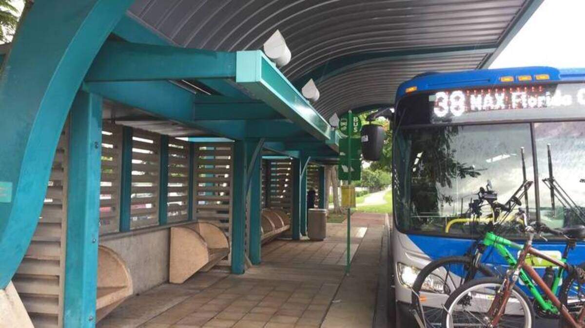 A bus stop in South Miami-Dade County could be a prime advertising real estate for a candidate, but county rules bar political ads in the transit system.