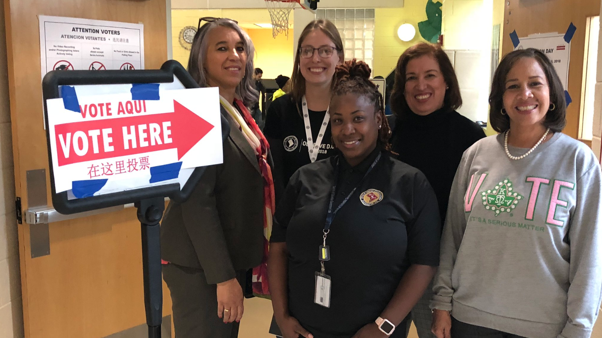 A 75-year-old man had a heart attack while voting at Barnard Elementary School in Washington, D.C., according to the city’s Office Of Unified Communications. A poll worker and first responders saved his life.
