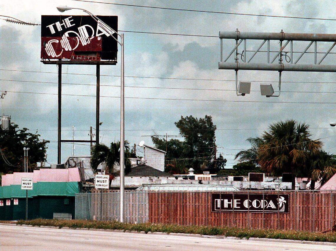 In 1999, The Copa nightclub at the southern tip of Fort Lauderdale on U.S. 1.