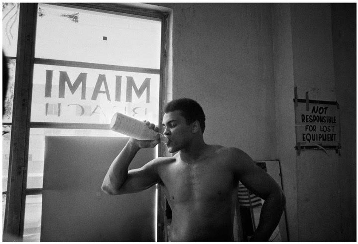 Ali at the 5th Street Gym.