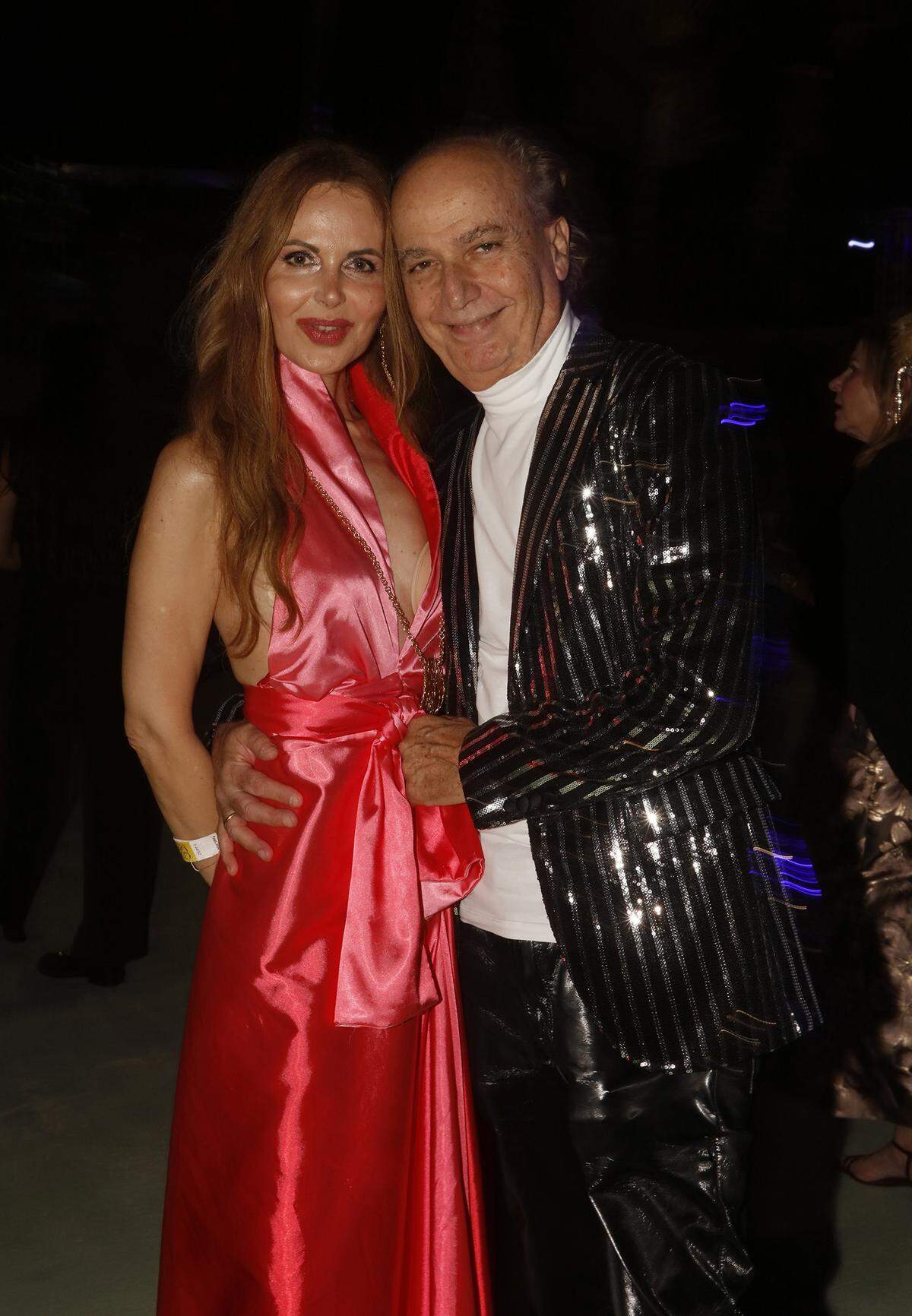 Athina Marturet and Maestro Eduardo Marturet attend the Coral Gables centennial concert on Sunday, Dec. 7, 2025, in Coral Gables, Florida.