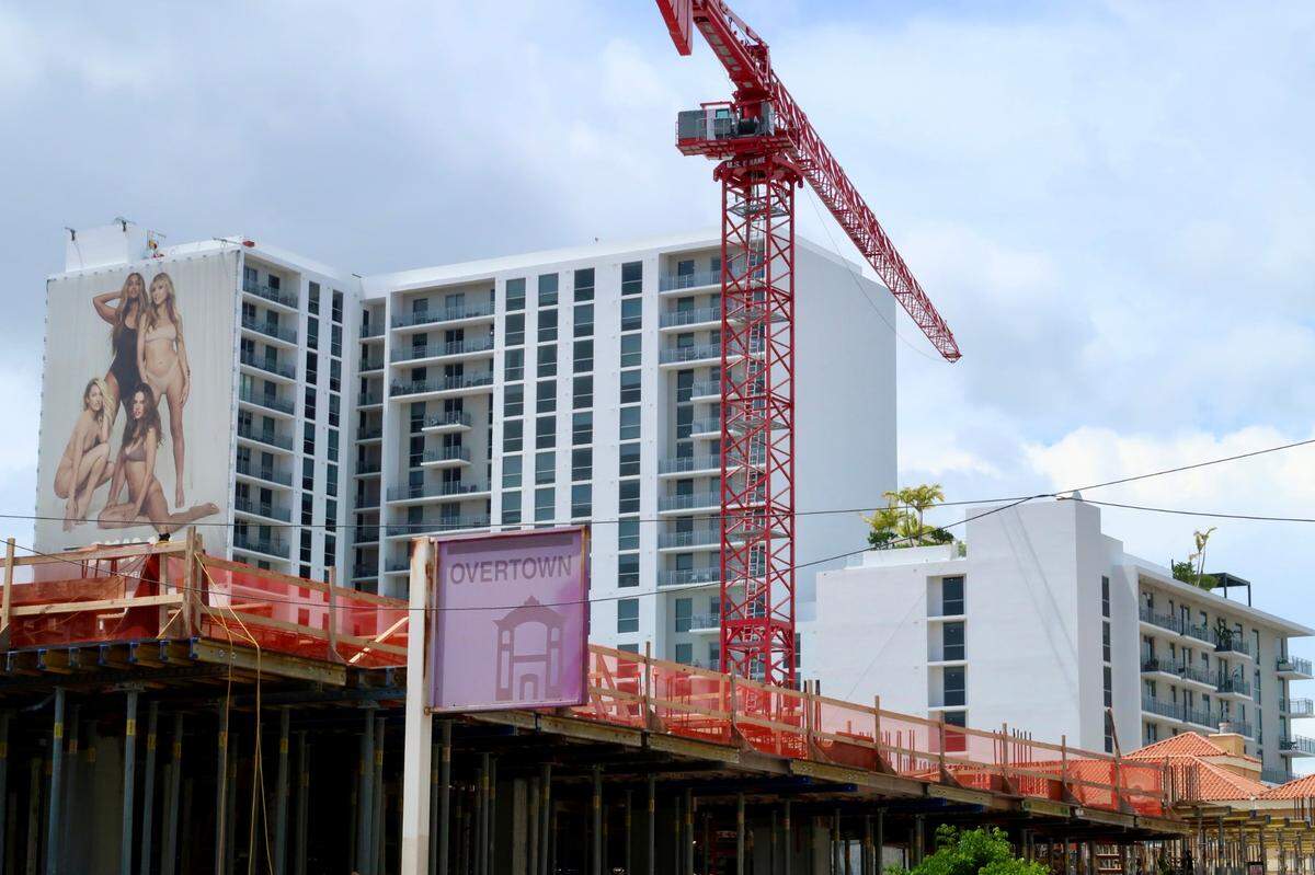 Block 55 at Sawyer’s Walk, described by the developer as a “premiere” mixed-use development that will feature 1.4 million square feet of retail, office and residential buildings, is under construction in the heart of Miami’s historic Overtown neighborhood.