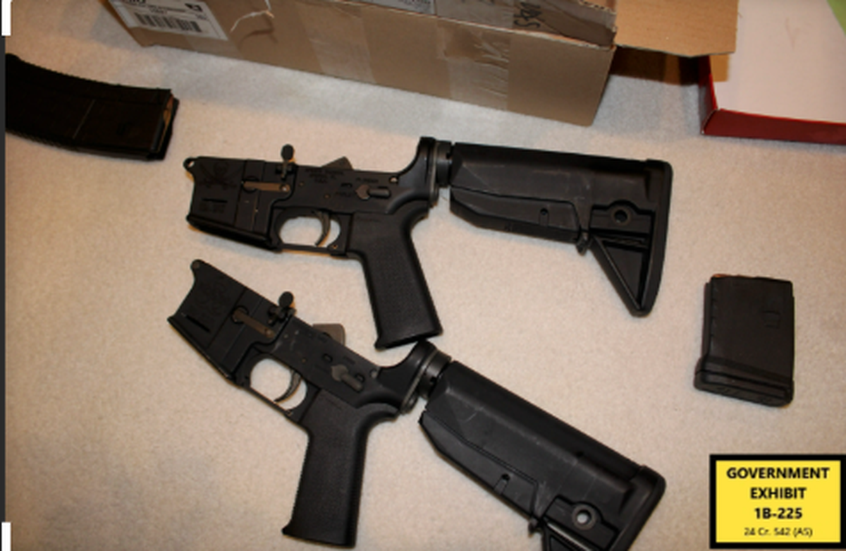 Guns found at Sean Combs’ Star Island mansion on March 24, 2024/The Department of Justice
