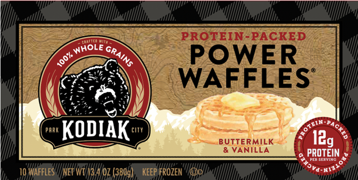 Kodiak Cakes Buttermilk & Vanilla Waffles