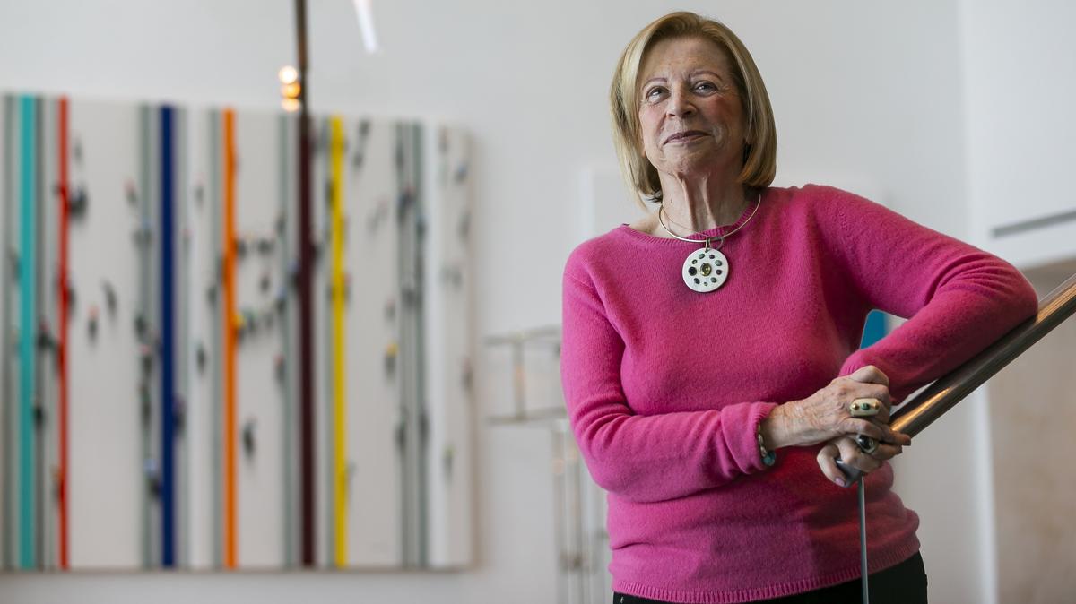 Real estate marketing entrepreneur Louise Sunshine, 79, a real estate developer, at her home in Miami Beach, Florida, on Monday, November 4, 2019. Sunshine is relocating to the Residences at Four Seasons Surf Club in Surfside.