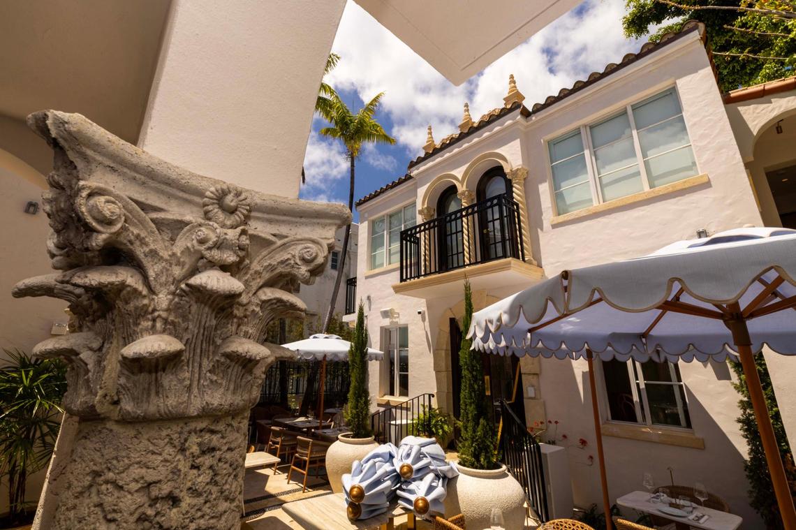 An interior shot of Donatella on Thursday, May 1, 2025, in Miami Beach, Fla.