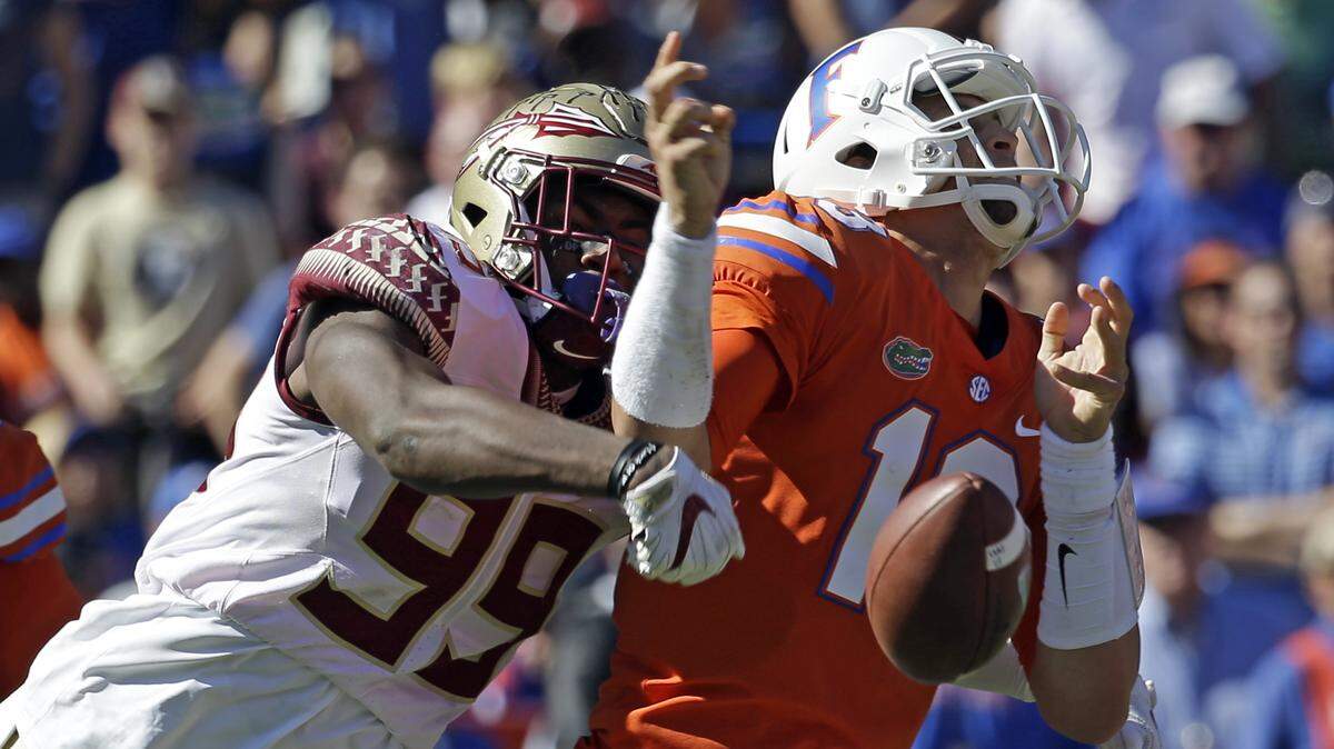 Florida State’s Brian Burns (99) has declared for the 2019 NFL Draft.