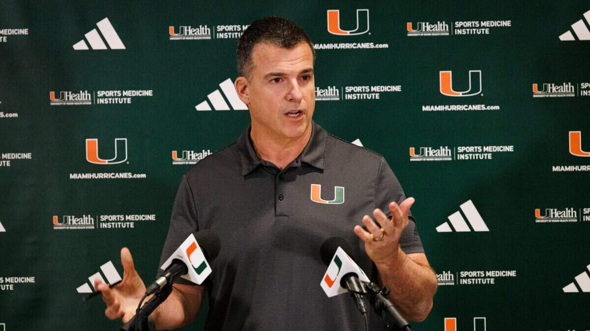 The Miami Hurricanes finished a season ranked for the first time in three seasons under Mario Cristobal.