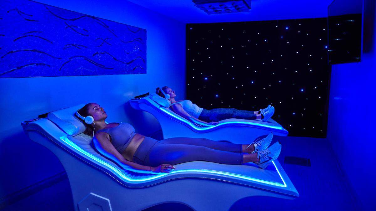 Vibroacoustic Electro Magnetic And Infrared Therapy is just one of the touchless treatments at the Carillon Miami Wellness Resort in Miami Beach. The spa is one of many offering specials for Miami Spa Months.