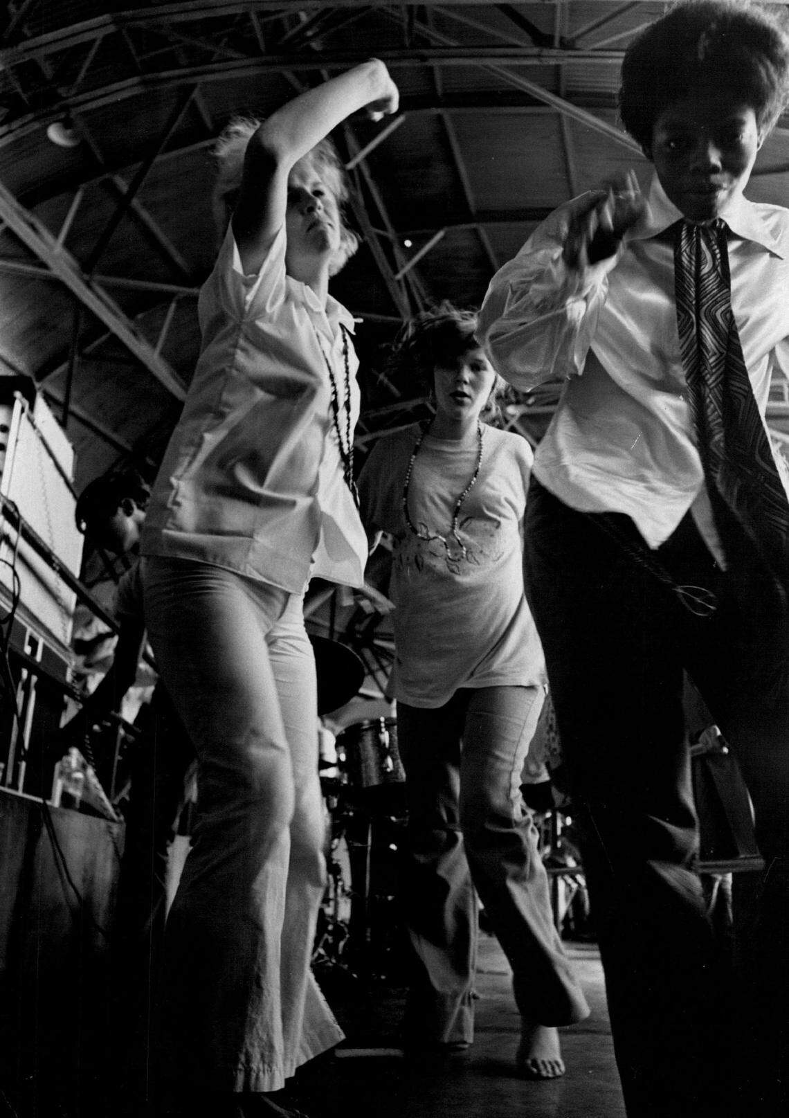 A love-in at Miami Stadium in 1969.