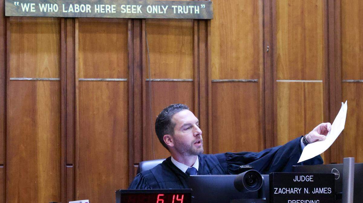 Judge Zachary M. James sets trial date after the charges against Neha Gupta, an Oklahoma pediatrician, was reduced from first-degree murder during her arraignment in Courtroom 4-5, on Thursday, August 7, 2025.
