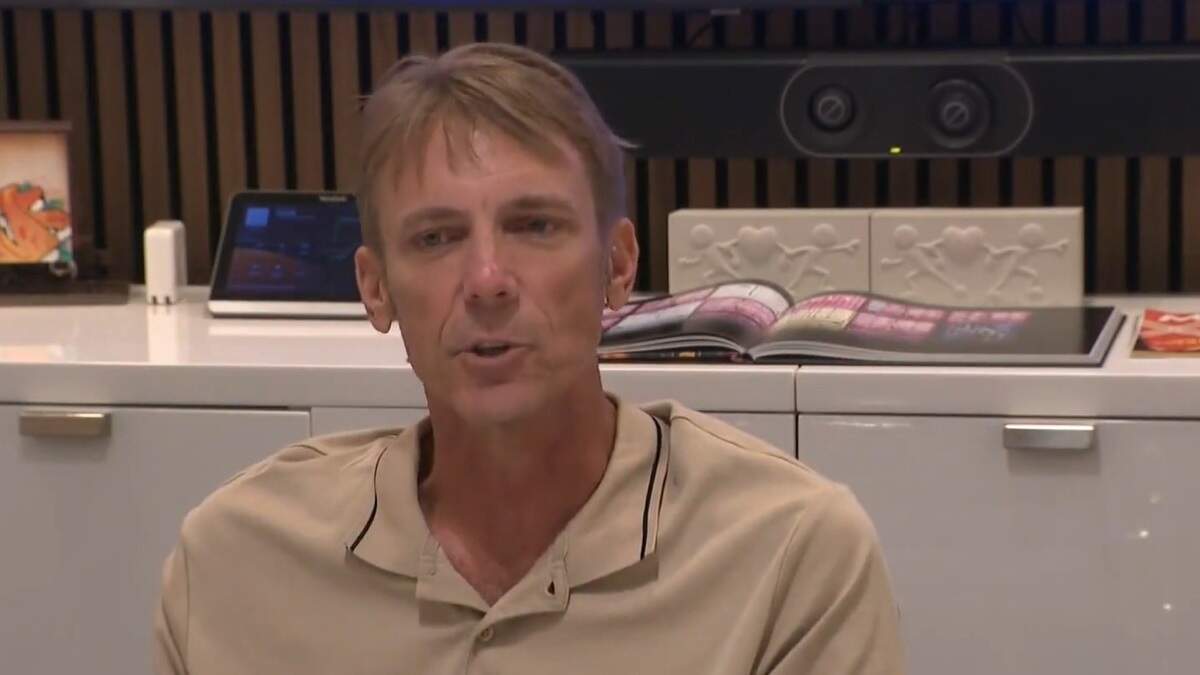 During a news conference on Aug. 7, 2026, Michael Simpson denies turning off a diver’s air supply on July 29, 2026.