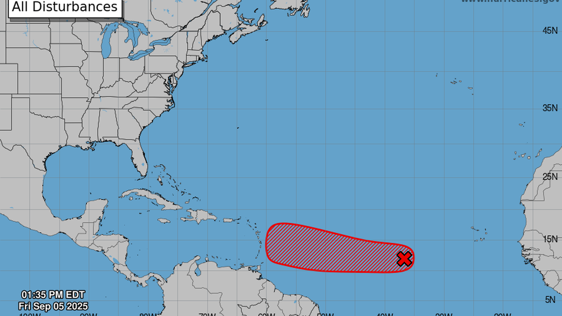 A new storm could form in the Atlantic as soon as next week and head west