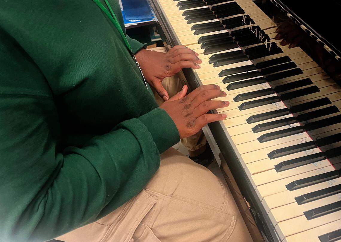 At the piano, Walter Sylvain brings his favorite music to life.