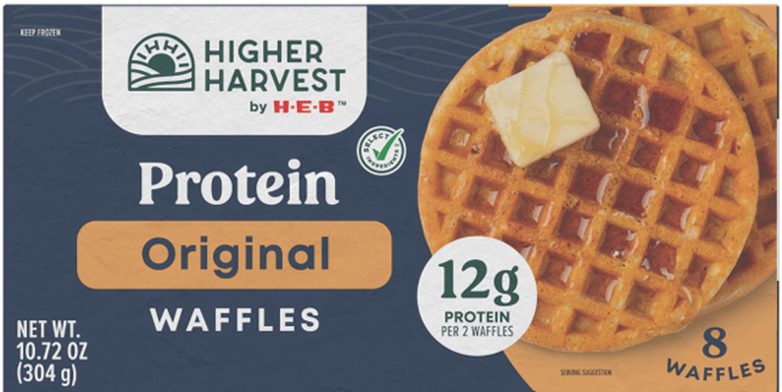 Higher Harvest by H-E-B Protein Waffles have been recalled.