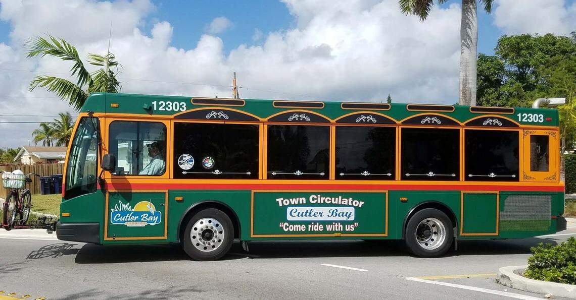 Cutler Bay’s “Town Circulator” bus.
