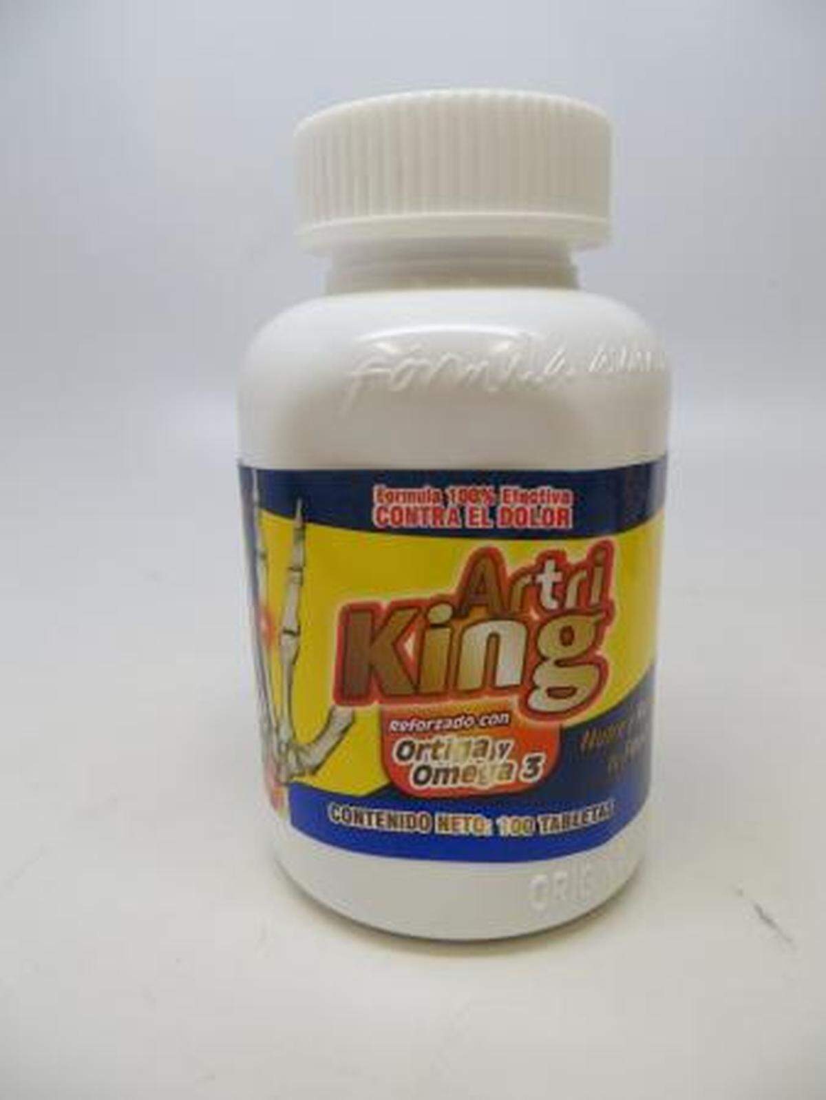 A bottle of Artri King