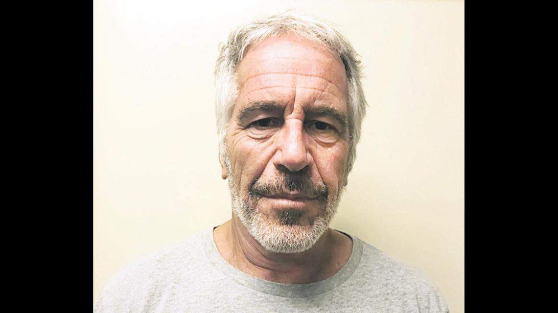 A mugshot of Jeffrey Epstein from March 28, 2017.
