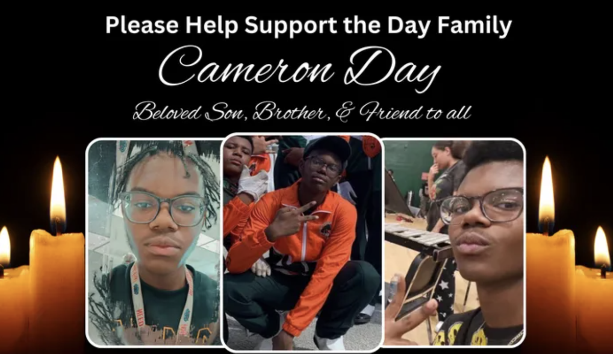Cameron Day, 16, died on Wednesday after possibly getting hit by a lightning strike.
