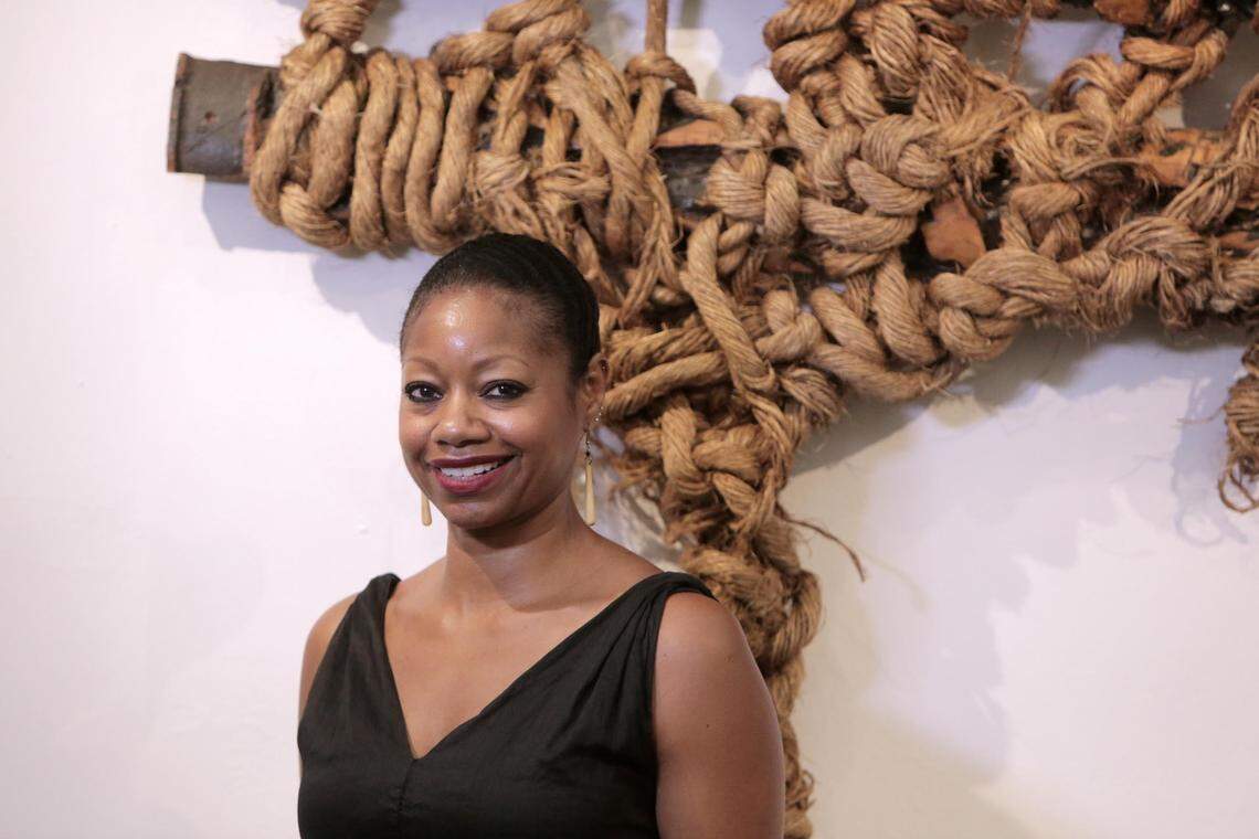 Miami, June 13, 2019 - Exhibit curator Donnamarie Baptiste. MOCAAD’s exhibition, Reconstructing Identity: An Exploration of Identity and Diaspora Through Artistic Practice. The exhibit brings together painting, photography, sculpture, and drawings by contemporary artists of American, Haitian, Cuban, Dominican and Jamaican descent exploring issues around identity and sense of place. The exhibition will be on display June 6-27, 2019 at the Historic Ward Rooming House, 249 NW 9th St, Miami, FL 33136. Miami MoCAAD’s series of pop up exhibitions and events with a vibrant showing of artists of the African diaspora is made possible with the support of the Miami-Dade County Department of Cultural Affairs and the Cultural Affairs Council, the Miami-Dade County Mayor and Board of County Commissioners.