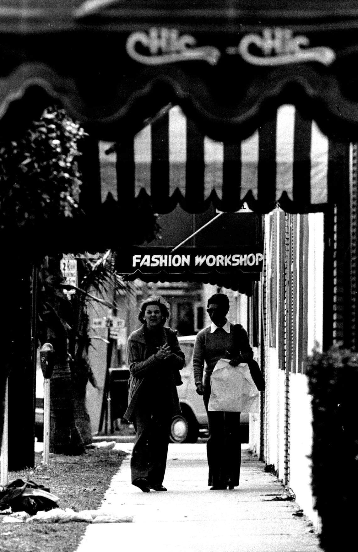 The Northwest Fifth Avenue corridor in the Miami Garment District.