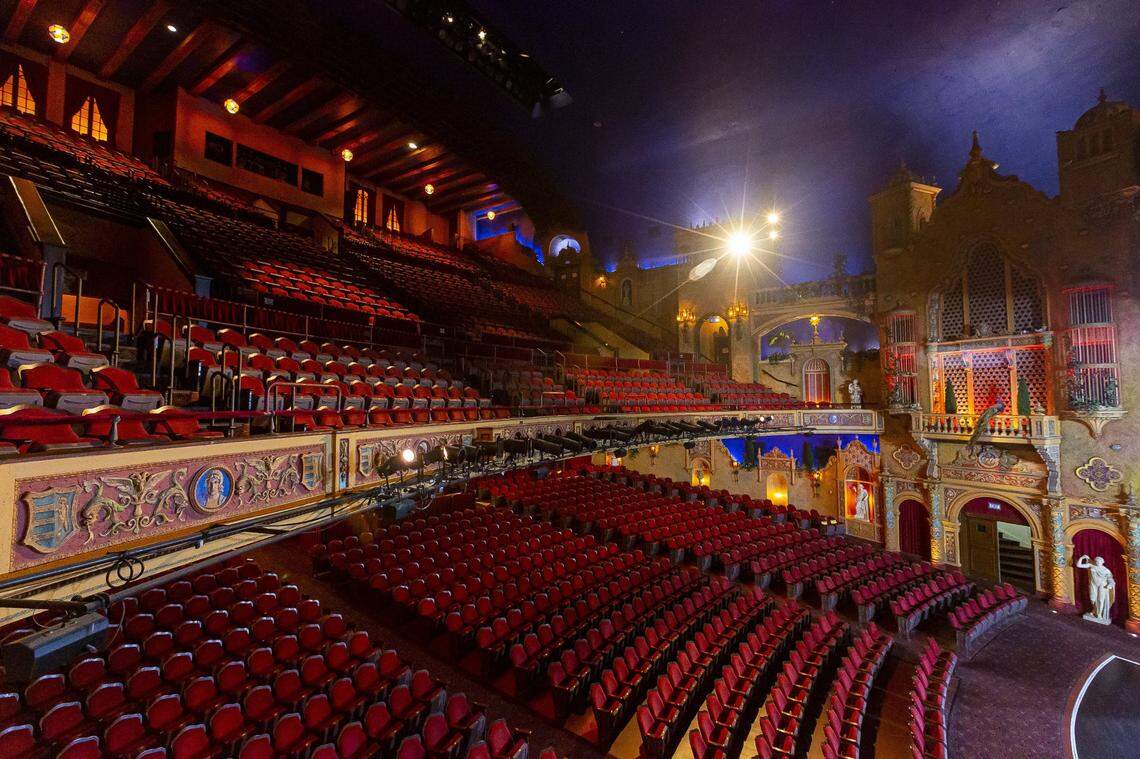 An inside view of the Olympia Theater in downtown Miami on Monday, July 8, 2019. Recent proposals to restore the theater have been presented at the City of Miami, which owns the property.
