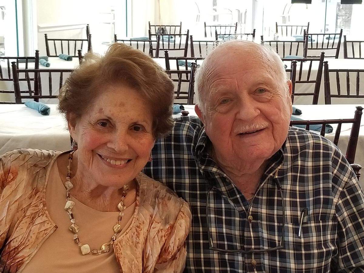 Helene and Murray Dubbin, in a 2020 family photo, met at the University of Florida in 1950 and were married for 71 years. They raised four children in Miami.