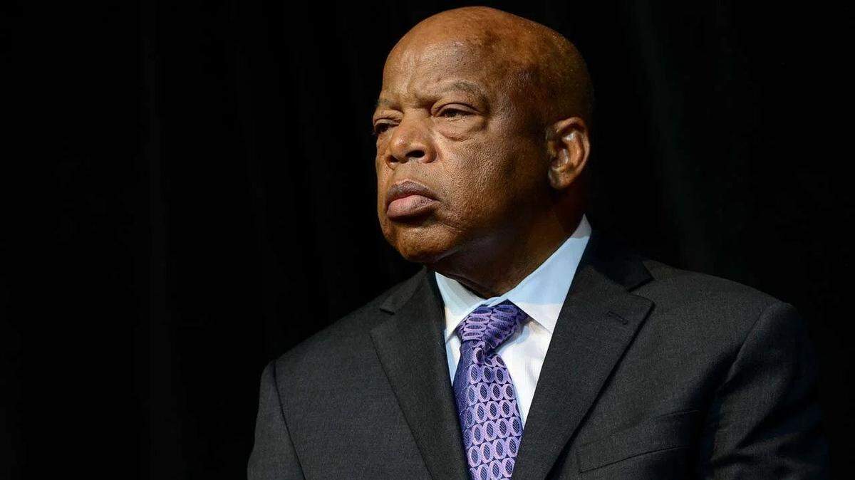 Civil-rights legend John Lewis was resilient, Pitts says, never giving up until he secured victory in the name of social justice.