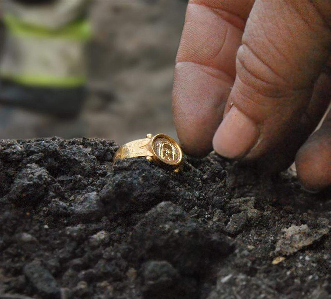 The ring dates to the 15th century, according to experts.