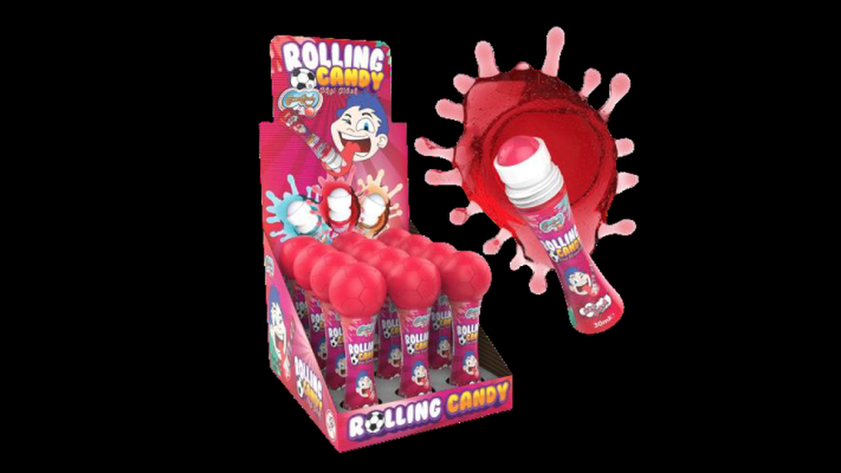 Cocco Candy Rolling Candy Sour Strawberry flavor