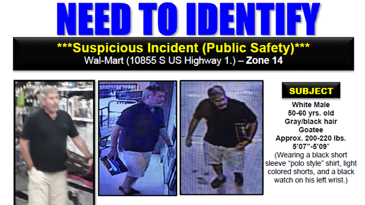 Port St. Lucie police are looking for this man who, they say, walked into a Walmart and twice asked a clerk in the sporting goods department for a weapon “that can kill a large amount of people” on Aug. 7, 2019.